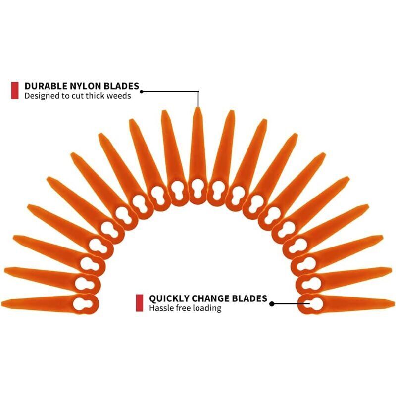 Pack of 100 Compatible Blades for Stihl PolyCut 2-2 PolyCut 3-2, FSA 45