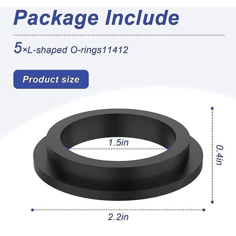 pcs 11412 Pool Filter Pump Washers L-ring Compatible with INTEX Sand Filter