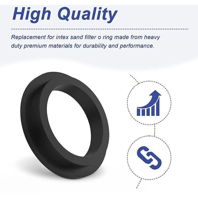 pcs 11412 Pool Filter Pump Washers L-ring Compatible with INTEX Sand Filter