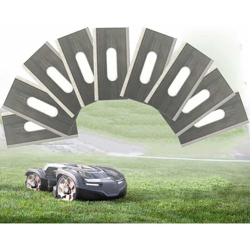 Pack of 30 lawn mower blades for Husqvarna with double ground s/s blades
