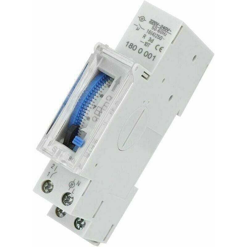 Programmable Timer, Mechanical Timer, 15 Minutes to 24 Hours Programmable