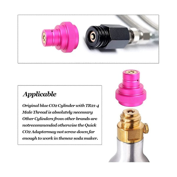 CO2 Quick Adapter for Duo-quick Connect Qc, Art and Terra, Replacement