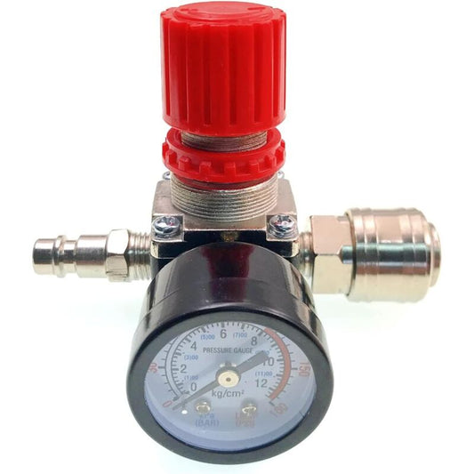 Air Compressor Pressure Regulator, 1/4\" Pneumatic Pressure Regulator
