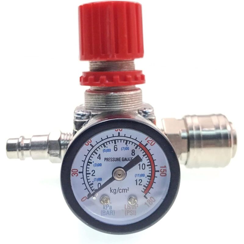 Air Compressor Pressure Regulator, 1/4\" Pneumatic Pressure Regulator