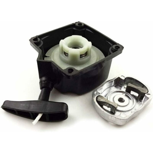 Semi-automatic pull start + drive bell for clearing saw, earth auger or 5-in-1