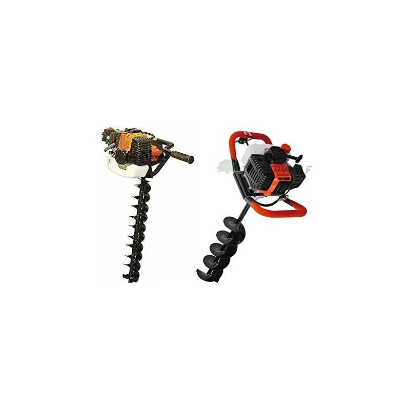 Semi-automatic pull start + drive bell for clearing saw, earth auger or 5-in-1