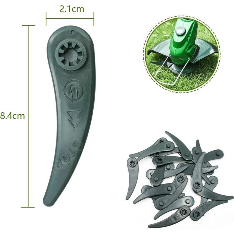 24-pack Bosch Grass Trimmer Blades for Bosch Durablade Art 23-18