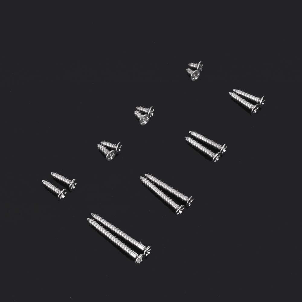 800pcs Small M2 Self Tapping Screws Assortment Box, Countersunk Phillips