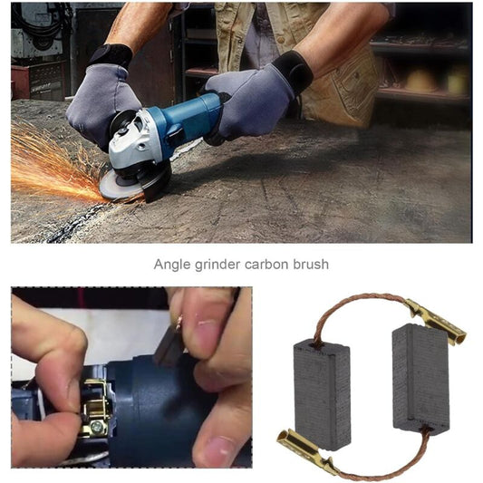 20pcs Carbon Brushes for Angle Grinder Compatible with Bosch