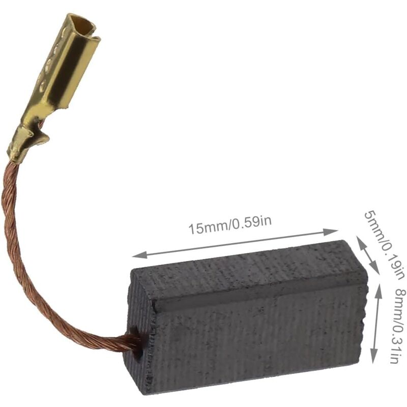 20pcs Carbon Brushes for Angle Grinder Compatible with Bosch