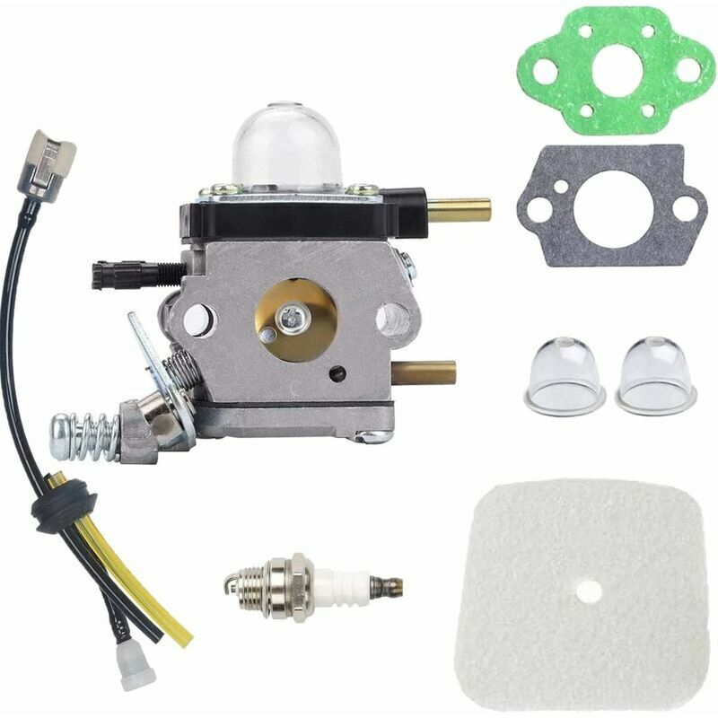 Mantis Tiller Parts Carburetor C1U-K54A with Air Filter Repower Kit