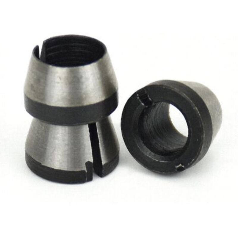 Milling Chuck - Set of 6, Countersunk Collet (6 mm, 6.35 mm, 8 mm),