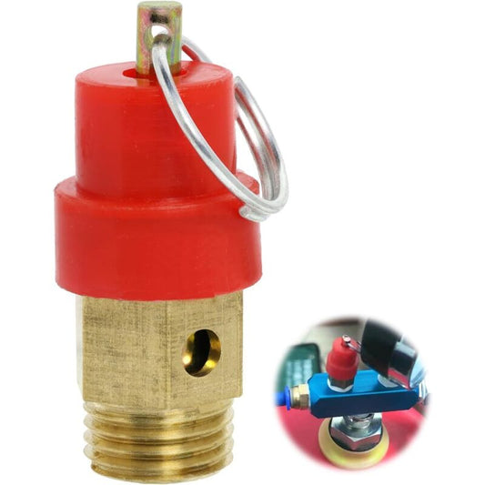 Air Compressor Safety Valve G1/4 Male Connector 115 PSI Set Pressure
