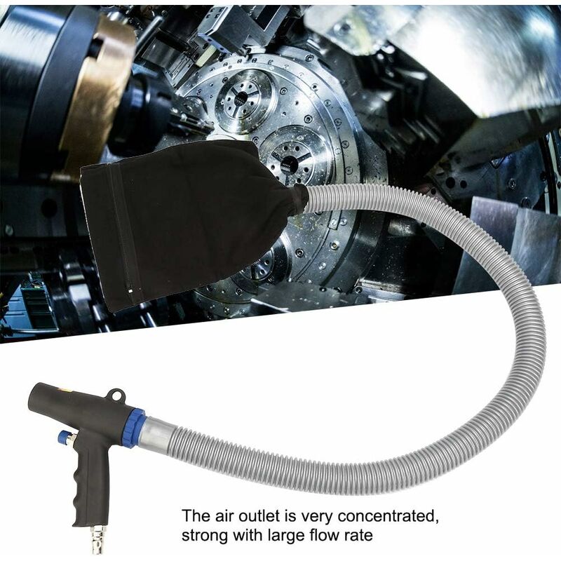 Air Blower Vacuum Gun Pneumatic Vacuum Kit - Dual Function Blower Vacuum Gun