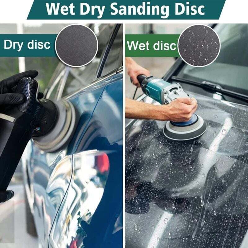 24-piece 50mm wet and dry sanding discs, 600-5000 grit, abrasive