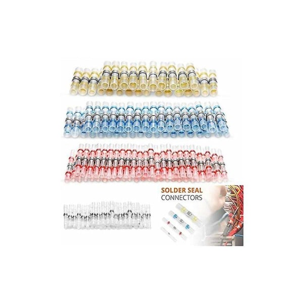 500pcs Electrical Cable Lugs Solder Heat Shrink Tubing,