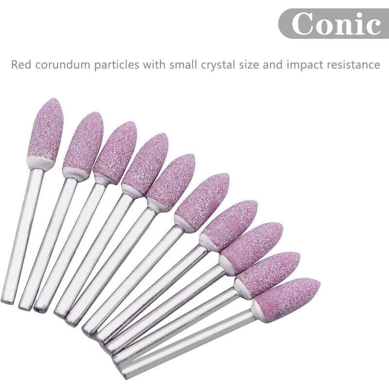 100pcs Abrasive Polishing Mounted Stone Rotary Tool Grinding Wheel