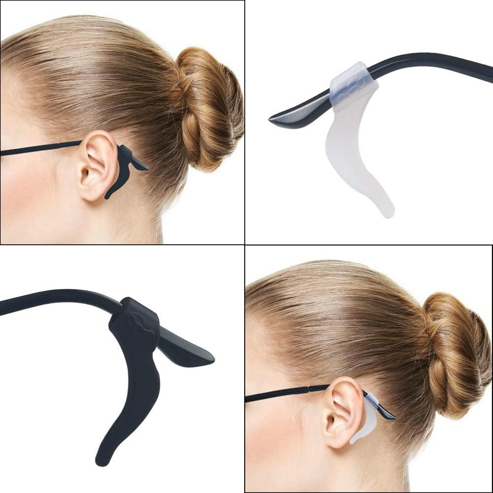 Glasses Anti-slip Silicone Ear Clip, Glasses Holder With Storage Box