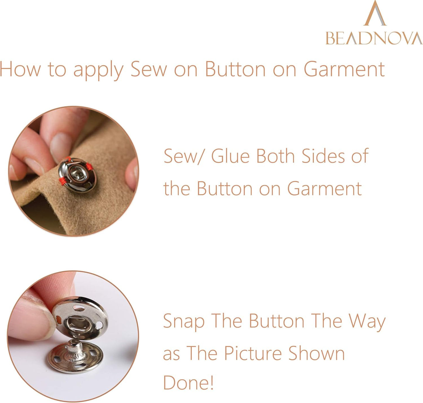 Snaps Buttons for Sewing Button Press Sewing Tools Snap Fasteners
