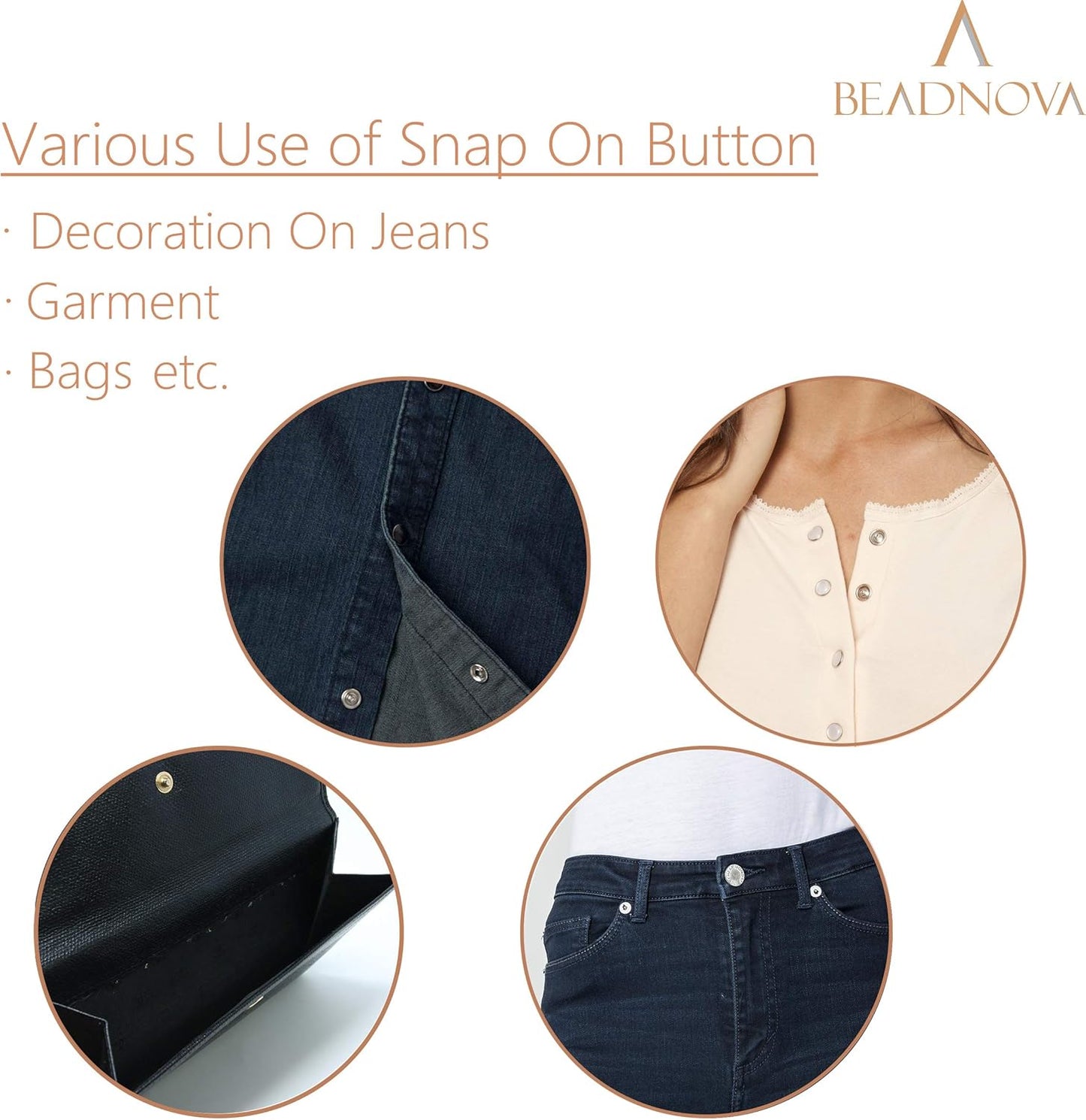 Snaps Buttons for Sewing Button Press Sewing Tools Snap Fasteners