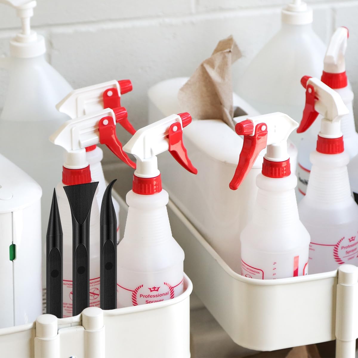 Plastic Scraper Tool for Tight Spaces, Non-Scratch Kitchen Scraper