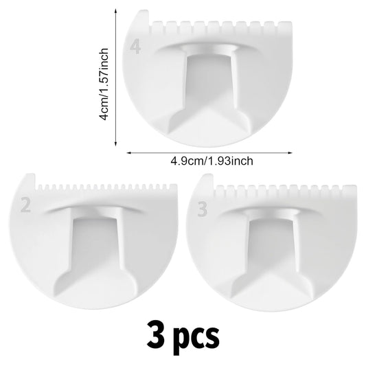 3PCS Finger Sewing Ruler Sewing Needle Gauge Measuring Tool Edge Stitch Lock Sewings Gauge for DIY Edge Even Stitching Lock Kit Quilting for Beginners and Seniors