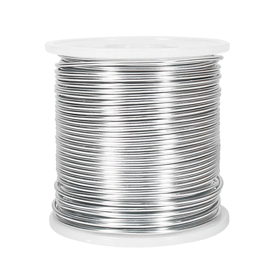 15 Gauge Aluminium Wire, 164 Feet 1.5mm Bendable Metal Craft Wire
