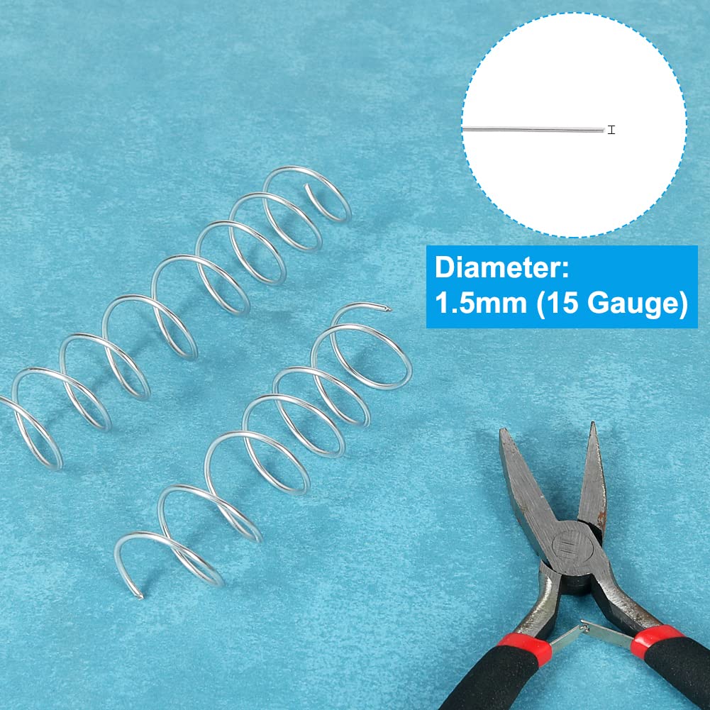 15 Gauge Aluminium Wire, 164 Feet 1.5mm Bendable Metal Craft Wire
