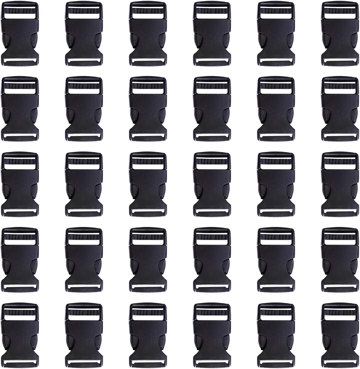 Side Release Buckle 1 Inch Plastic Buckles Clip Adjustable Release
