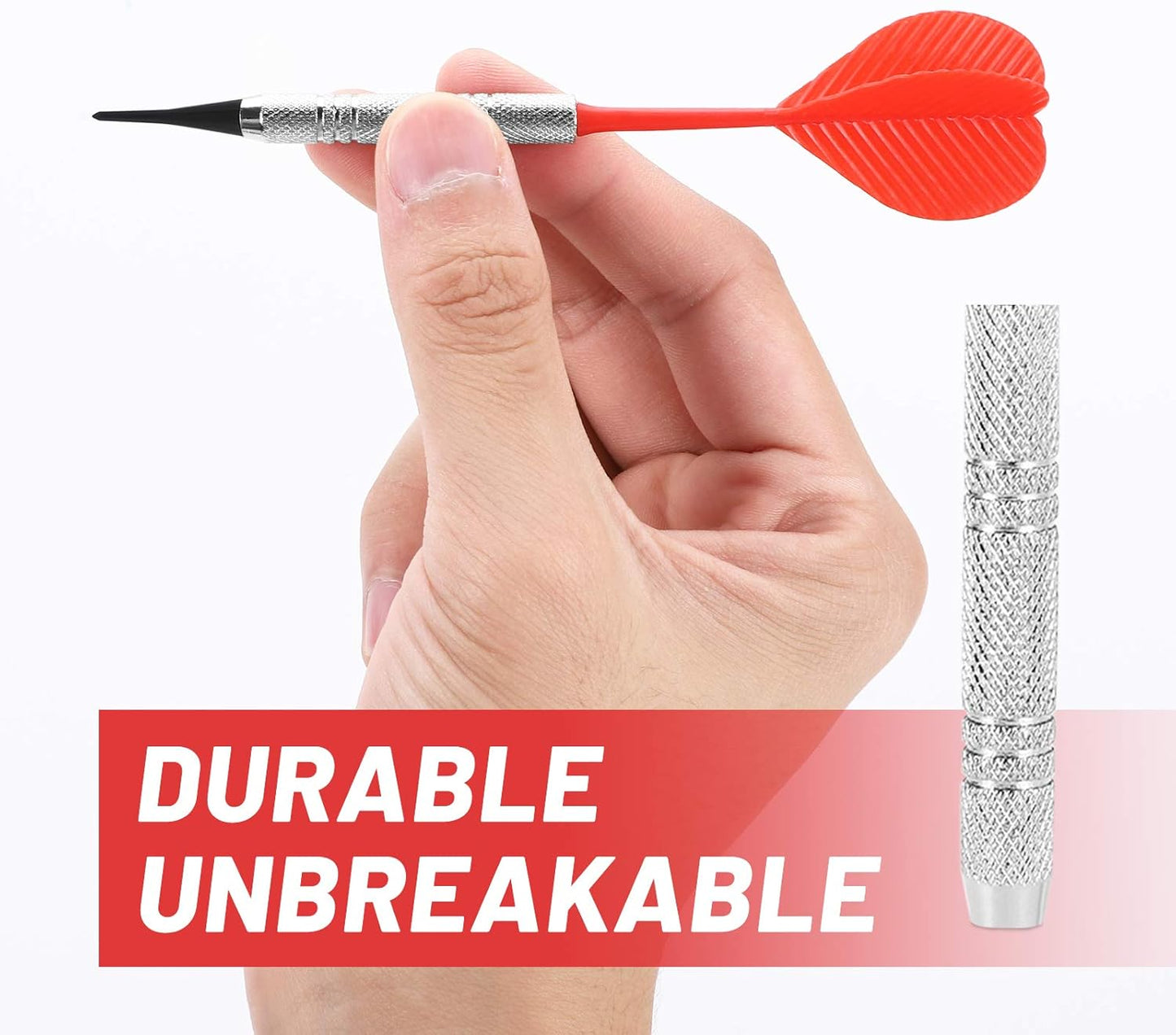 Soft Tip Darts, Bar Dart, Plastic Tip Darts Set, Attach Extra 100 Black