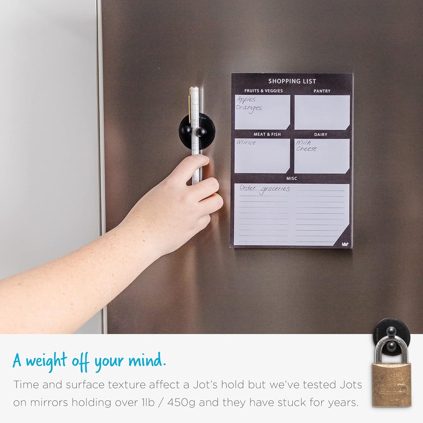 Jot Super Strong, Everyday, Multi-Purpose PVC Suction Hooks & Holders