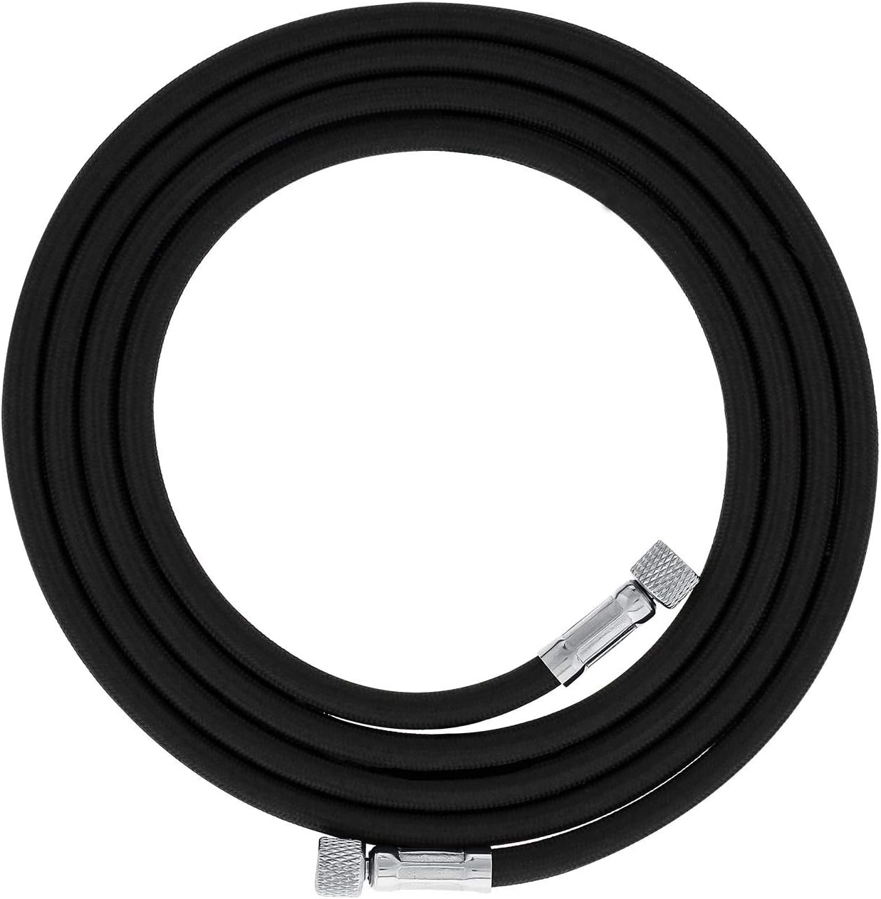 Premium 10 Foot Nylon Braided Airbrush Hose with Standard 1/8" Size