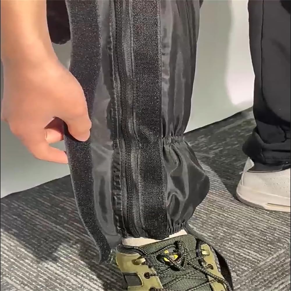 Waterproof Gaiters for Outdoor & Hiking - Protect Legs from Snow Mud & Branches - 600D Ripstop Fabric Adjustable Pair