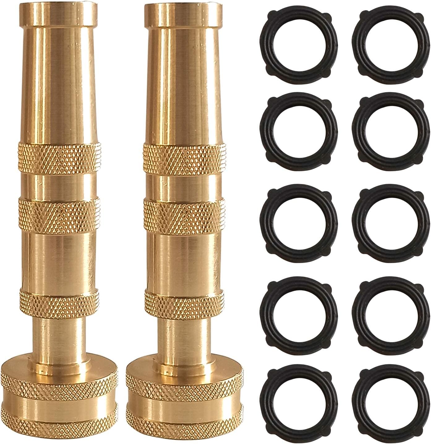 4" Twist Hose Nozzle + 2 Way Hose Splitter with Hose Extension