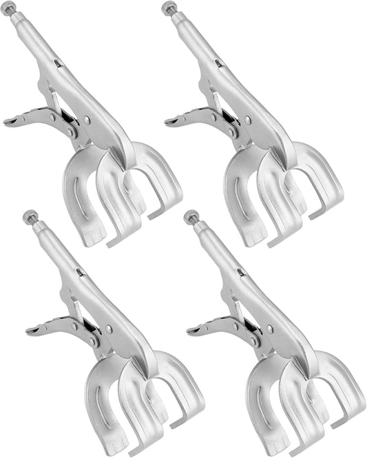 9" Locking Pliers, 4 Pack Metal Welding Clamp, Quick-lock Release for Easy Removal
