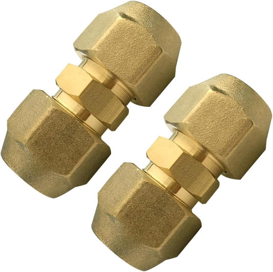 5/8" Air Conditioning Copper Pipe Extension Double Connector with Flare