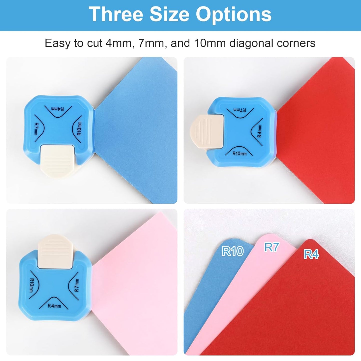Paper Corner Rounder Punch, Corner Punch Corner Cutter Rounder for Cardstock + Garden Tools Sets, Gardening Tool Set with 39.3 in Repotting Mat