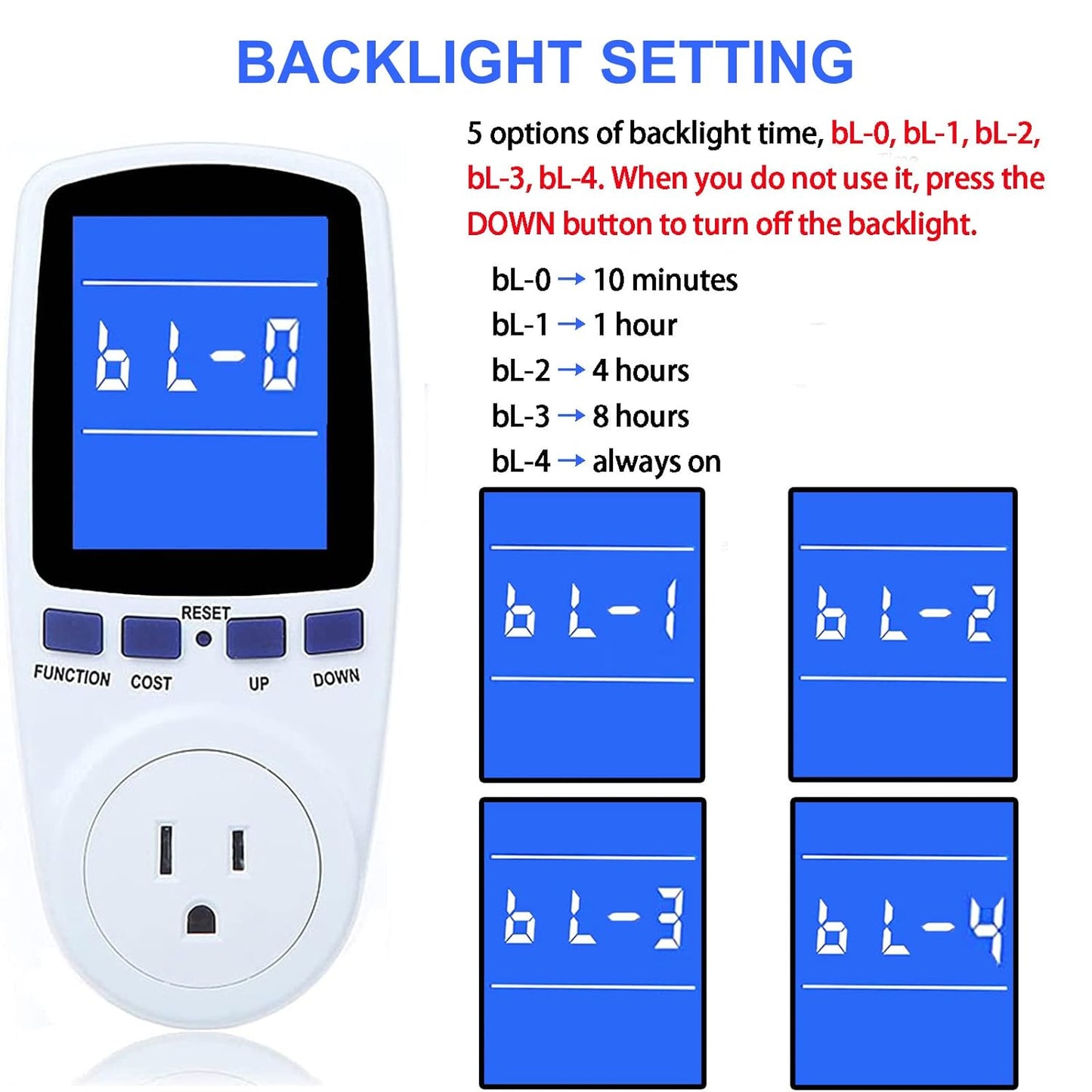 Upgraded Watt Power Meter Plug Home Electrical Usage Monitor Consumption + 6 Pack Magnetic Staple Remover Tools, Professional Stapler Removers