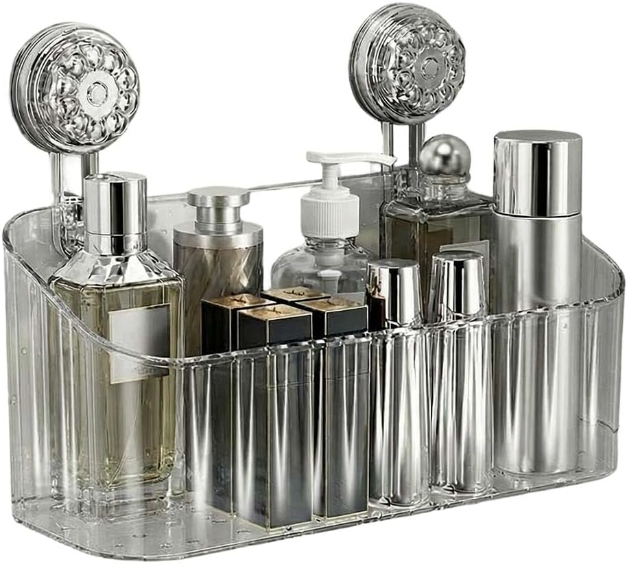 Bathroom Suction Storage Box, 2026 New No-Drill Large Capacity Strong