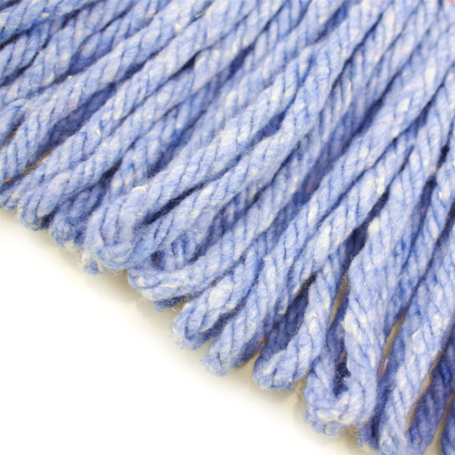 String Mop Heads Replacement Heavy Duty Commercial Grade Blue Cotton Looped