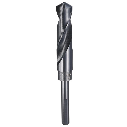 3/4" Drill Bit 3/8" Reduced Shank 3-Flat 4241 High Speed Steel Nitriding