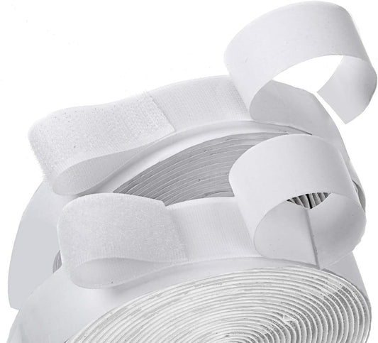 16 Feet Length 0.75 Inches Width Hook and Loop with Strong Self-Adhesive