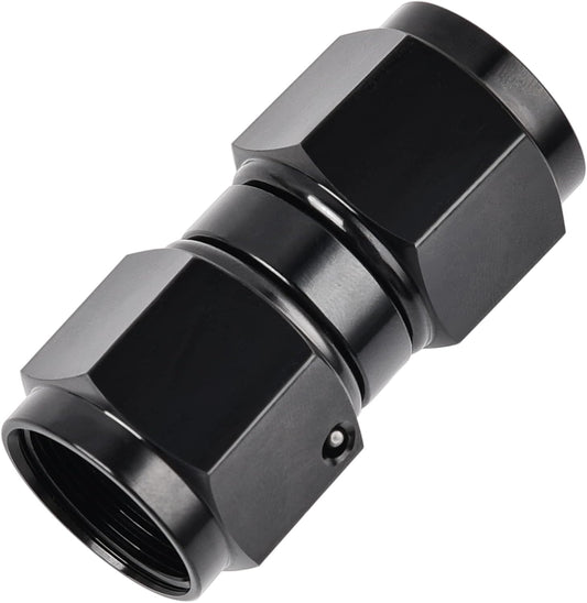 6AN Female to 6AN Female Straight Swivel Coupler Union Fitting Adapter