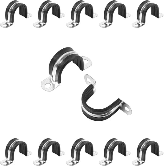 1 Inch Reinforced Rigid Pipe Strap, 2 Holes U Bracket Cable Clamp Hanger