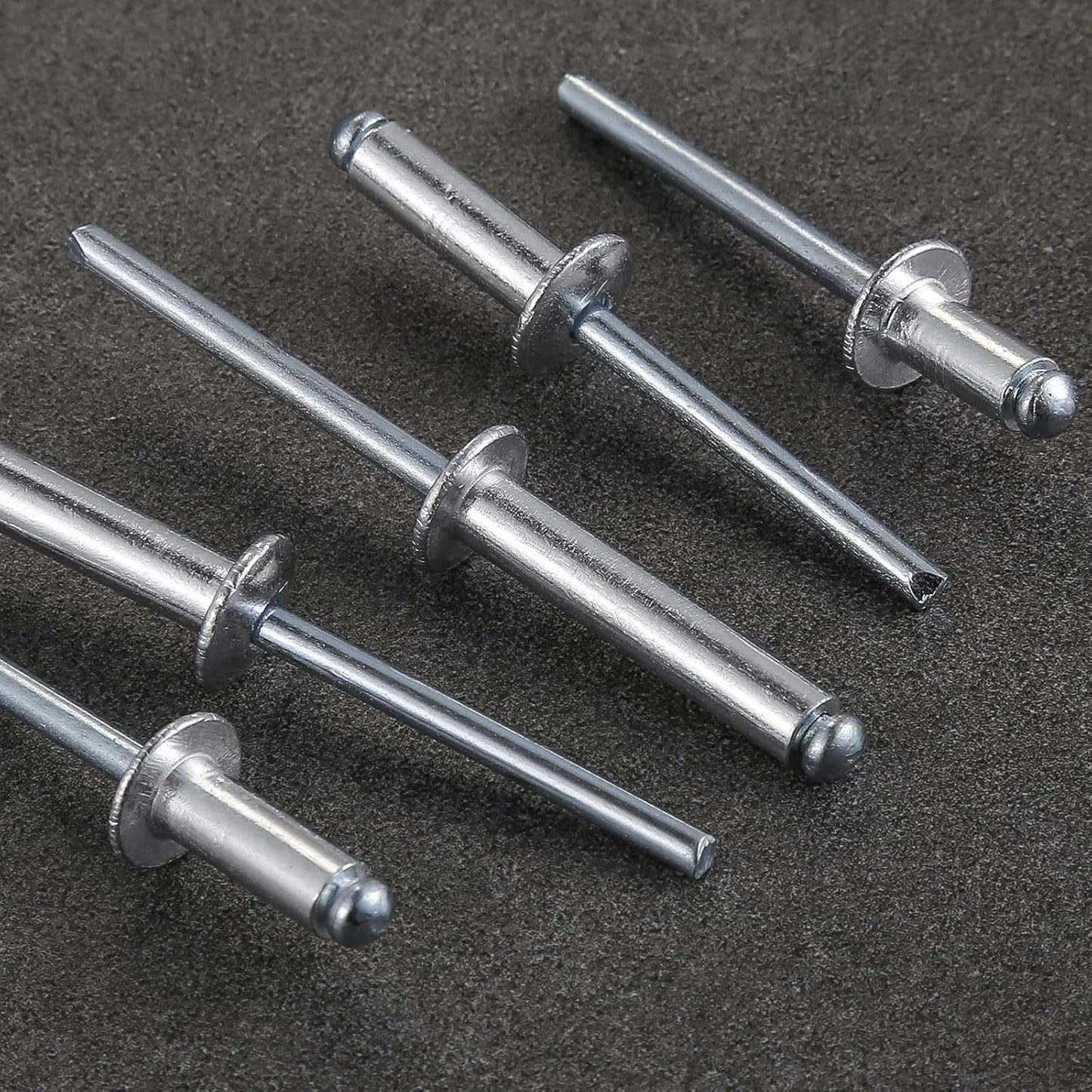 (250Pcs) 3/16"x1/2" Aluminum blind pro Rivets,Aluminum Grip and Steel Mandrel