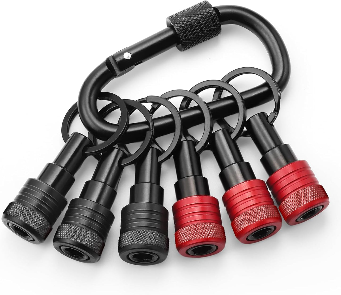 Enhanced Non-Slip Bit Holder 6pcs, 1/4 Drill Bit Holder, Bit Holder