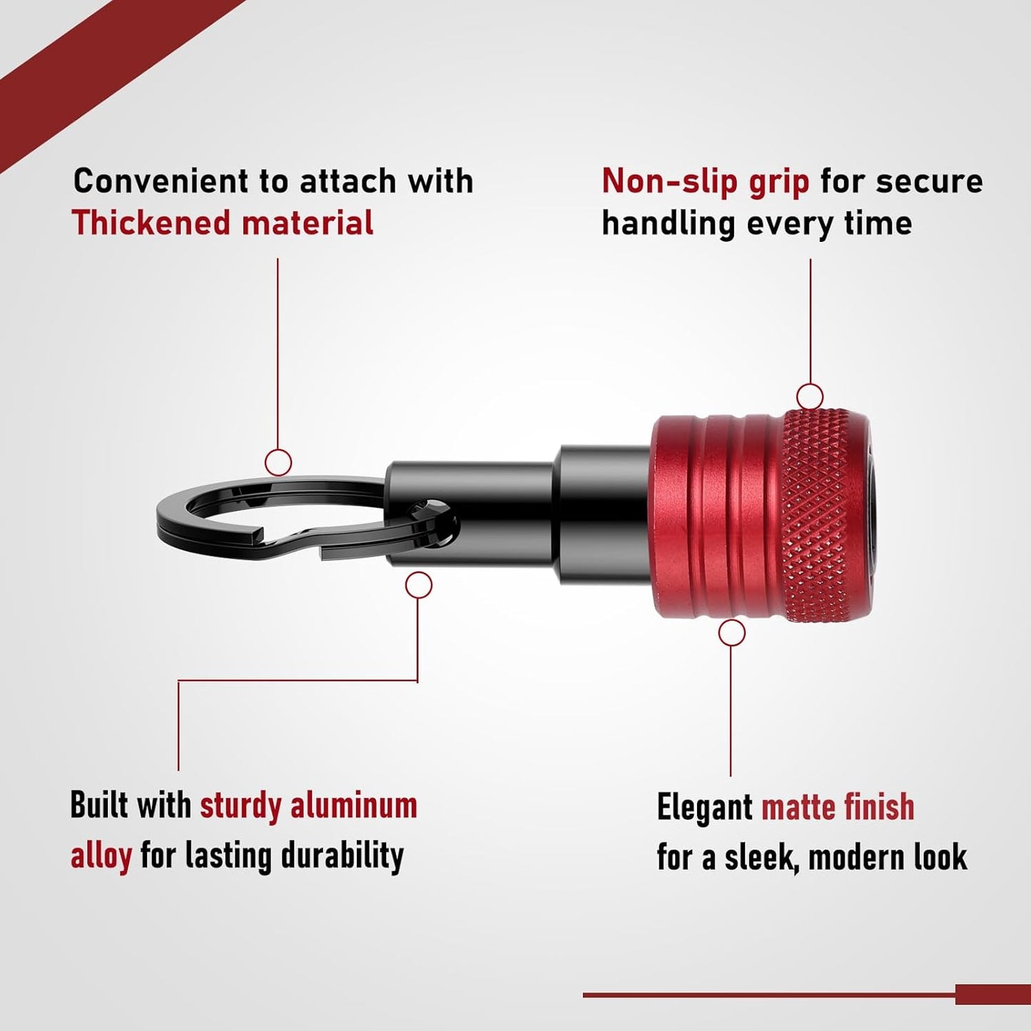 Enhanced Non-Slip Bit Holder 6pcs, 1/4 Drill Bit Holder, Bit Holder