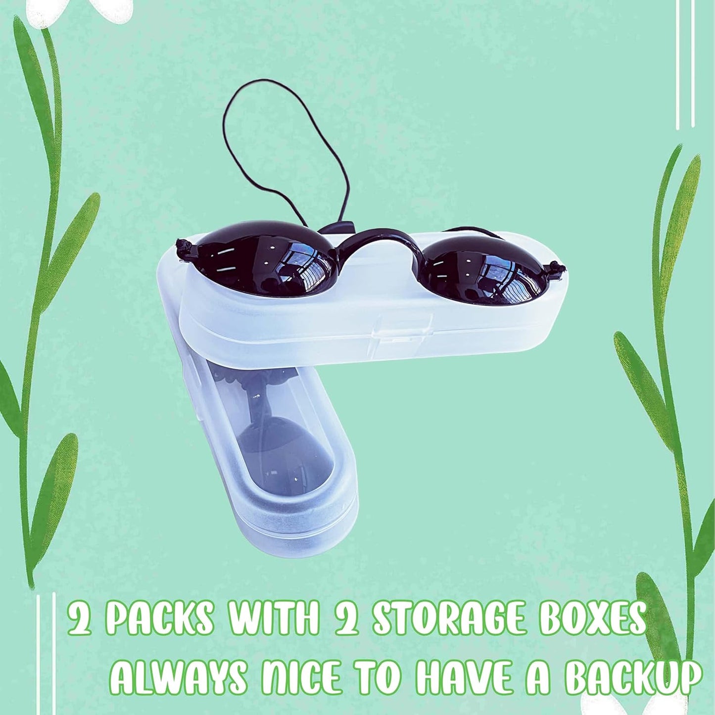 See-Through Safety Goggles Pack of 2, Transparent Safety Glasses