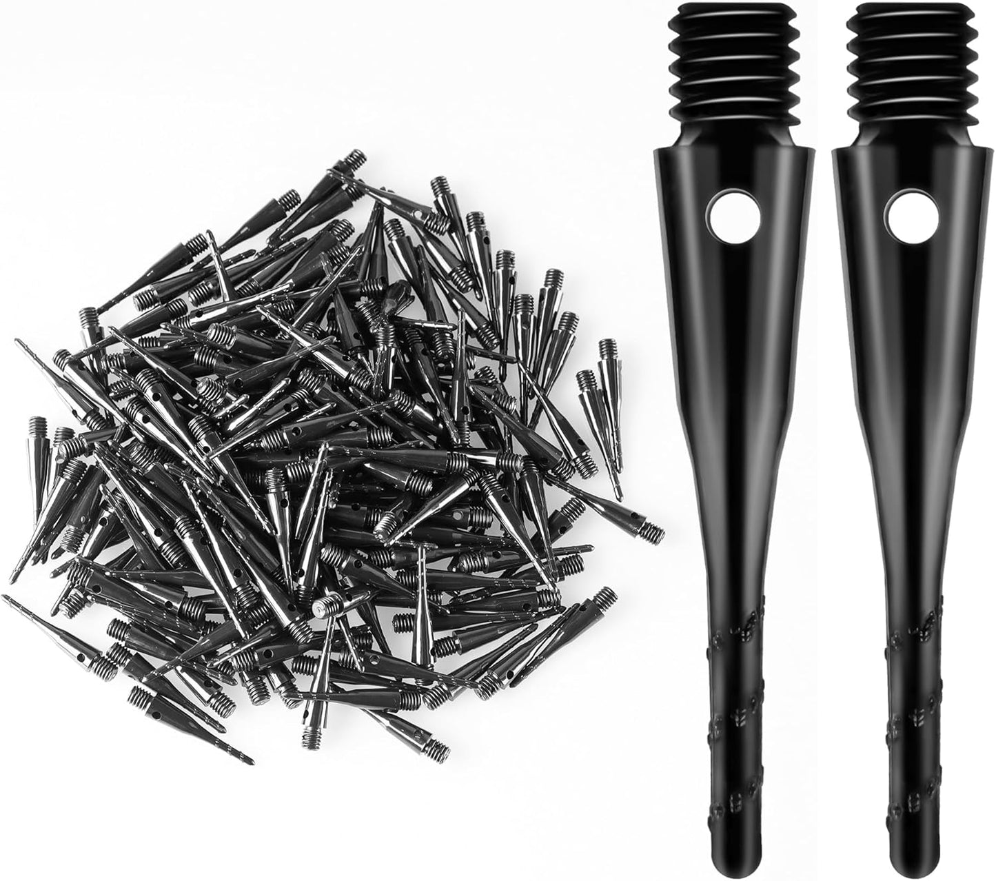 Darts Soft Tip,2BA Thread Tip Dart Point 200 Pack, Plastic Points, Sets, Accessory