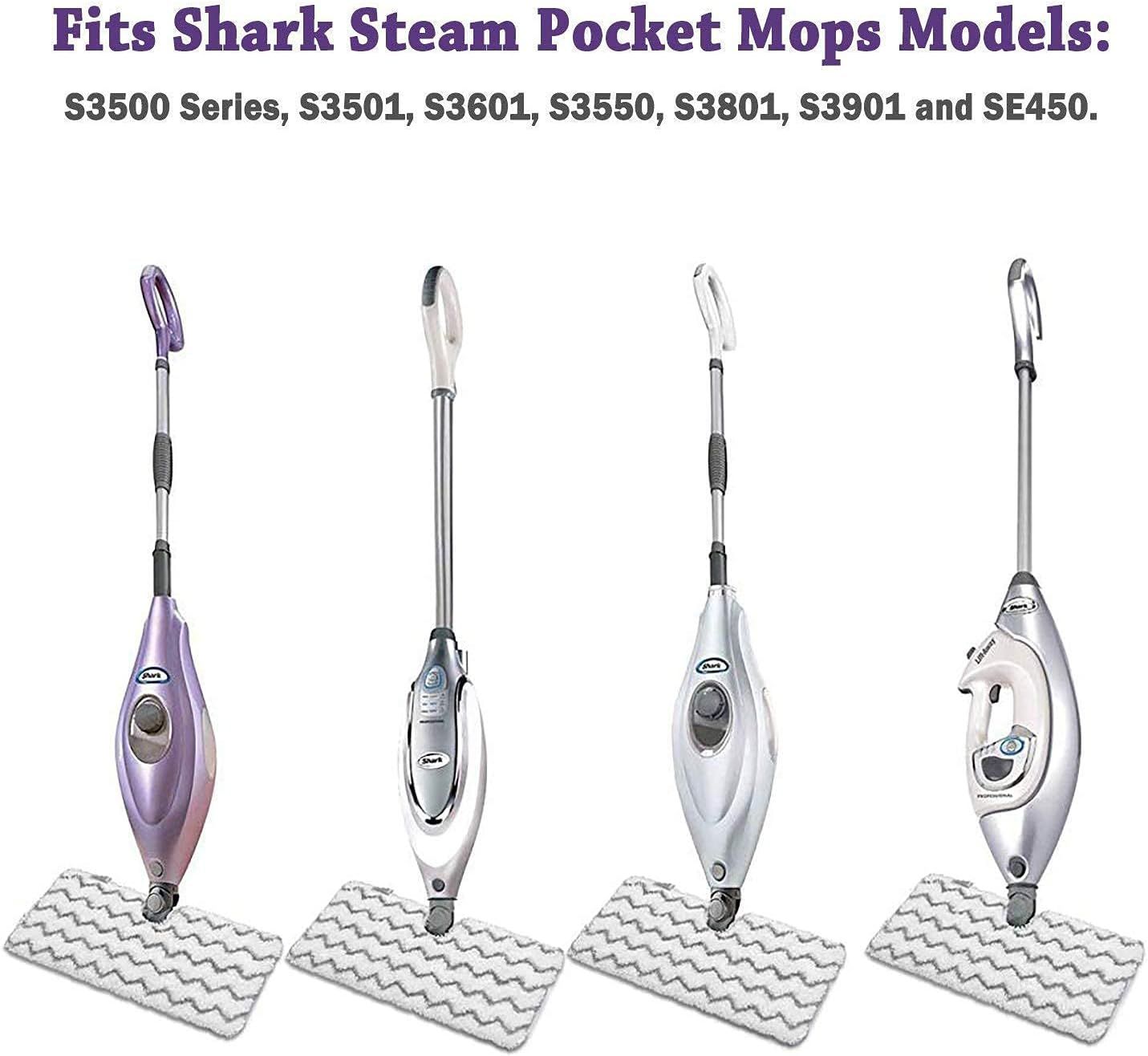 8 Pack Replacement Microiber Mop Pad or Shark Steam Pocket Mops S3500 Series